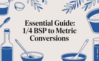 Essential Guide: 1/4 BSP to Metric Conversions
