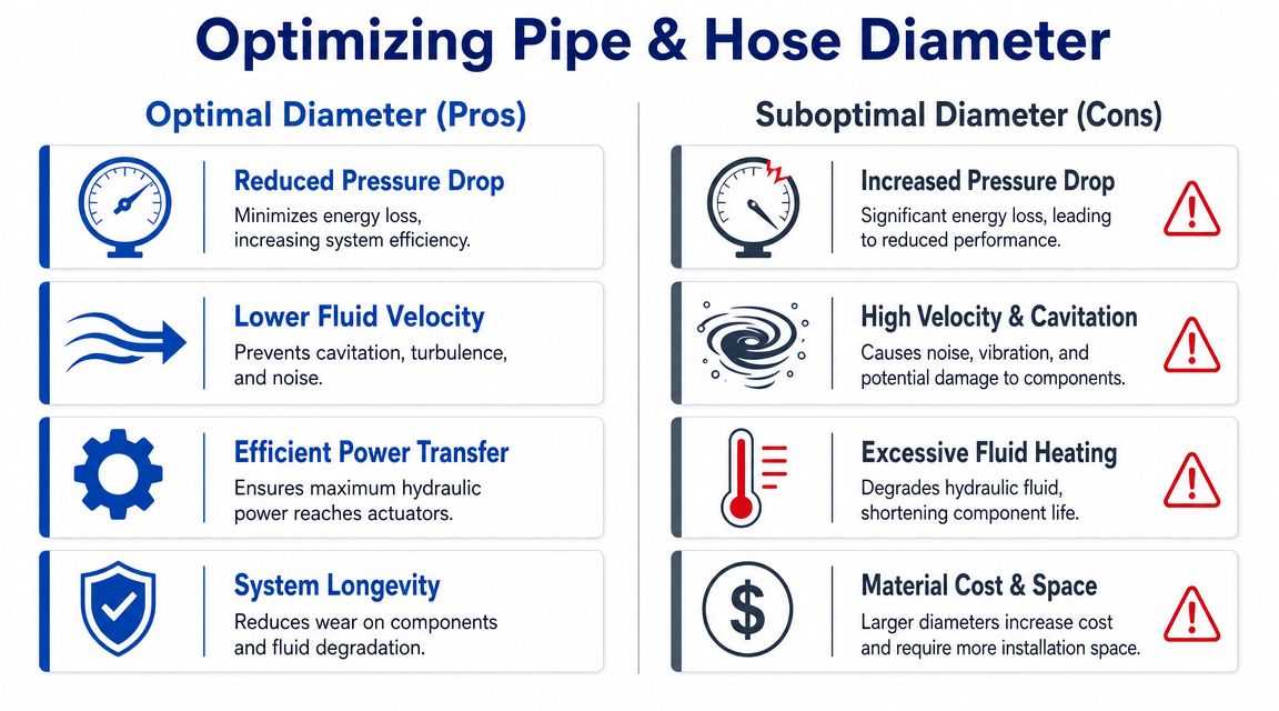 Worked Example Pipe and Hose Diameter Calculations
