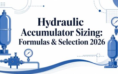 Hydraulic Accumulator Sizing: Formulas & Selection 2026