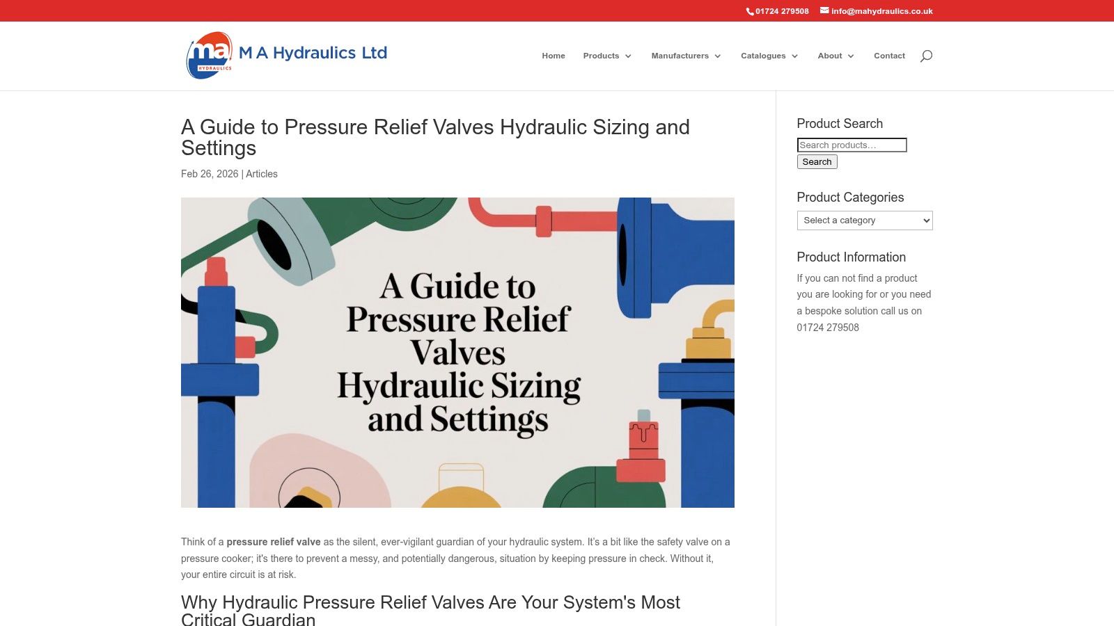 Screenshot from https://www.mahydraulics.co.uk/pressure-relief-valves-hydraulic/